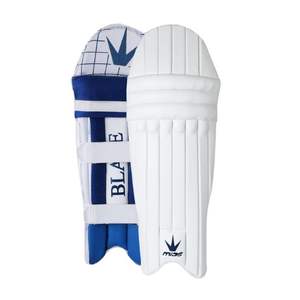 Plain <b>White</b> <b>Cricket</b> Batting Pads / Light Weight <b>Cricket</b> Pads / Customize <b>Cricket</b> Pad with Your logo and Color - Product Image 1