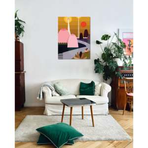 Impression artistique moderne « Terre du lait et du miel » sur papier - Product Image 3
