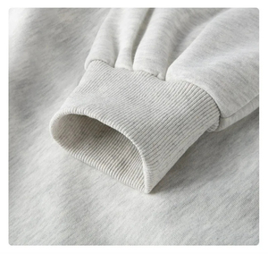 High Quality 500 GSM Cotton Thick Heavyweight Oversized Hoodies No <b>String</b> Unisex Custom Logo Plus Size Hoodies - Product Image 4