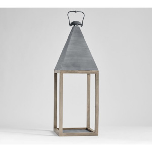 Farol de Piso Decorativo para Hogar y Patio, de Madera y Metal, Diseño de Lujo - Product Image 4