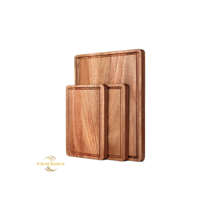 Planche à découper en bois d'acacia, prix bas, durable, écologique, planche de cuisine, planche à découper pour aliments, planche en bois naturelle, fabrication artisanale - Product Image 3