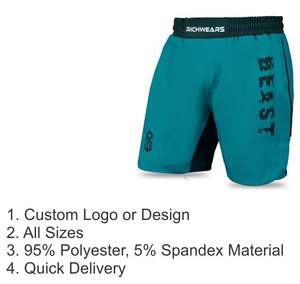 MMA BJJ <b>Shorts</b> for <b>Men</b> Comfortable UFC Training Kickboxing Grappling No Gi Fight Custom Sublimation Logo Solid Eco-Friendly - Product Image 4