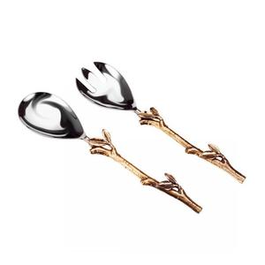 Meilleure qualité personnalisée en métal plaqué de luxe écologique allant au lave-vaisselle ensemble de couverts fournitures de restaurant décoration de table - Product Image 3