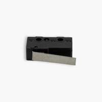 Micro-interrupteur à boulon sans roue, lot de 10, en plastique, action SPDT, noir/argent, usage industriel, indice de protection IP11, neuf, livraison gratuite