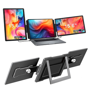 Usine 14 15.6 pouces 1920*1080 IPS FHD seulement câble type-c Rotation ordinateur portable double écran extender Portable triple moniteur - Product Image 1