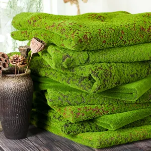 Wholesale Artificial Moss Carpet Indoor Decoration Artificial Mat Moss Wall Panel Art