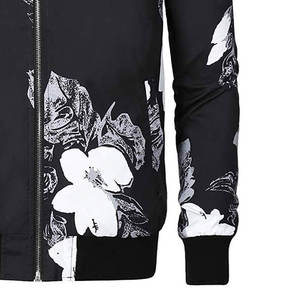 Veste bomber d'hiver pour homme GAF de haute qualité, toile, nouvelle mode, design surdimensionné, fermeture éclair, col montant, devant - Product Image 5