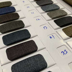 Tissu de costume en sergé de qualité supérieure en coton polyviscose 58 de largeur en gros pour hommes et femmes - Product Image 1