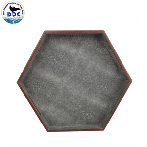 Lujo Shagreen Resina Valet Bandeja de almacenamiento Bandejas para servir Fabricante en Vietnam - Product Image 6