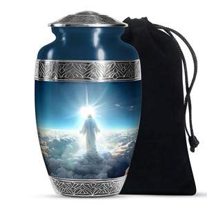 โกศบรรจุอัฐิพระเยซูสำหรับผู้ใหญ่ ขนาด 10 นิ้ว สไตล์ยุโรป เป็นมิตรกับสิ่งแวดล้อม ทนทาน - Product Image 3