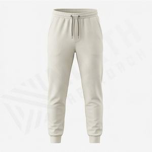 Pantalons de survêtement pour hommes, pantalons de sport, pantalons de gym, taille élastique, poches zippées, pantalons pour hommes lourds, lavés, couleur personnalisée - Product Image 1