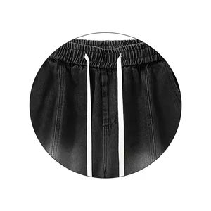 Pantalones Cortos de Mezclilla Casuales para Hombre, 100% Algodón, con Cierre de Cordón Ajustable, Resistentes al Viento, con Logotipo y Color Personalizados - Product Image 2