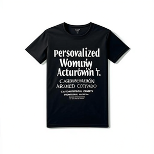 T-Shirt Personalizzabile in Cotone Pettinato per Donna, Gadget Promozionale Personalizzabile - Product Image 3