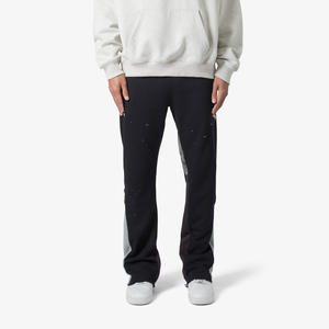 กางเกงวอร์มขาบานสำหรับวิ่งกางเกงวอร์มผ้าฟลีซแนวสตรีทผ้าฟลีซพิมพ์ลายสกรีน - Product Image 2