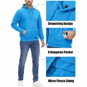 OEM Service Solid Color Men Hoodies Custom Made Logo <b>Printed</b> Heavyweight Men Hoodies High Quality - Product Image 3