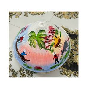 หมวกทรงกรวยใบปาล์มแบบเวียดนามดั้งเดิม2024ขายดี - Product Image 5