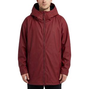 Chaqueta impermeable para hombre con capucha, chaqueta de exterior unisex, abrigo cálido de otoño para hombre, cortavientos extraíble, uso casual - Product Image 1