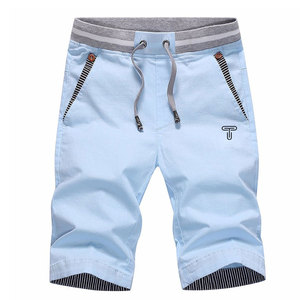 Short de fitness d'été décontracté pour hommes, design à motifs solides, emballage personnalisé, vente en gros de vêtements décontractés - Product Image 1