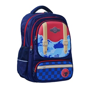 Unisex Waterproof Polyester Lining <b>Laptop</b>-Friendly Student <b>Backpack</b> Kids 7-9kg Zipper Soft Shoulder Strap Customizable Pattern - Product Image 1