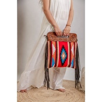 Femmes Navajo Style sud-ouest sac à bandoulière végétalien ethnique Tribal sac de messager Logo personnalisé Hoho Hippie mode sac à bandoulière