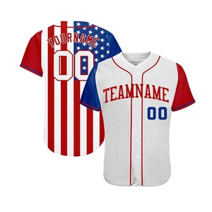 Sublimación Venta caliente Ropa deportiva Camisa de béisbol personalizada en blanco, Venta al por mayor Camiseta de sublimación de béisbol de fútbol de calidad superior - Product Image 2
