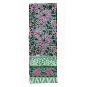 Mantel y Servilletas Rectangulares de Algodón 100% con Estampado Floral Indio Hecho a Mano para Cocina, Hoteles, Bares, Bodas y Cenas - Product Image 4
