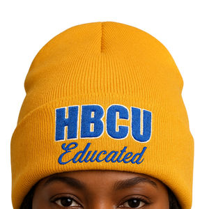 Bonnet HBCU en acrylique et chenille brodé Sigma Gamma Rho, pour sororité grecque Divine Nine, respirant, idéal pour la plage - Product Image 4