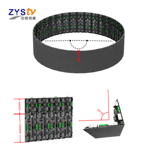 2K 4K HD LED Video Wall Pantalla de alquiler curvada sin costuras Pantalla interior para ferias comerciales de escenario de lanzamiento de productos - Product Image 6