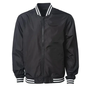 Chaquetas cortavientos de Hip Hop personalizadas para hombre, forro de malla tejido ligero de alta calidad, cuello levantado, apliques de temporada de invierno - Product Image 4