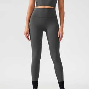 Phụ Nữ Giản Dị Mùa Hè Tập Luyện Nén Mông Nâng Vớ Phòng Tập Thể Dục Thể Thao Xà Cạp Cao Eo Thoáng Khí Biểu Tượng Tùy Chỉnh Tập Thể Dục Yoga - Product Image 4