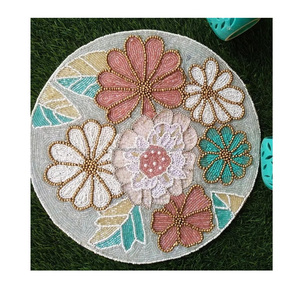 Embroidery <b>Table</b> Runner for Wedding Party Decoration Luxury <b>Table</b> Runner Custom Designer <b>Table</b> Runner - Product Image 6