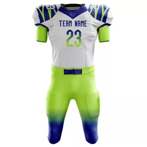 Nuevo Uniforme de Entrenamiento de Fútbol Americano Profesional de Alta Calidad, Talla XL, Patrón de Número Impreso por Transferencia de Calor, 100% - Product Image 5