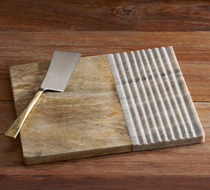 Planche à découper en marbre et en bois Dîner direct en usine Blocs à découper en bois et en marbre de haute qualité - Product Image 6