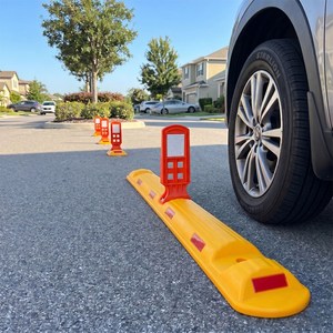 120x30x15 cm Lane Marking Button with Traffic Warning Sign - Product Image 2