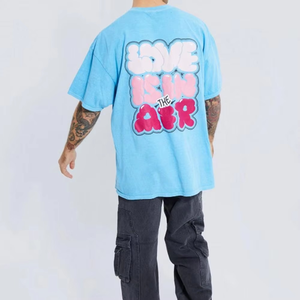 Camiseta de gran tamaño de tela cómoda hecha en Pakistán, diseño único, MOQ bajo, camiseta con hombro caído, camiseta de talla grande súper pesada para hombre - Product Image 1