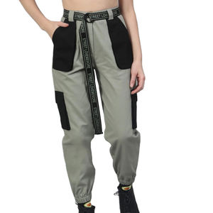 Active Wear logotipo personalizado impreso invierno gimnasio entrenamiento Jogger pantalones para mujeres con bolsillos laterales transpirable y ecológico - Product Image 4