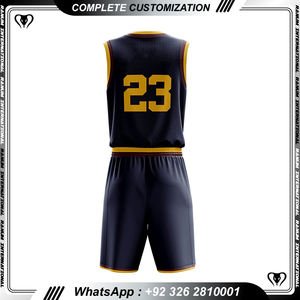 Uniforme de práctica de baloncesto reversible para jóvenes, barato, para hombre - Product Image 3