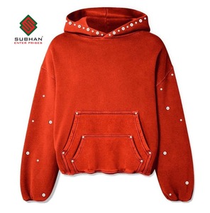 Sudadera con Capucha Extra Grande para Hombre, Negra, 100% Algodón, Impermeable, Diseño Ecológico con Serigrafía, Estilo Hip Hop de Invierno - Product Image 3