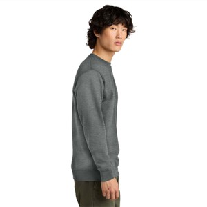 Sweat-shirt gris à col rond en polaire pour hommes-Doux, chaud et confortable, parfait pour un usage quotidien, le sport - Product Image 3