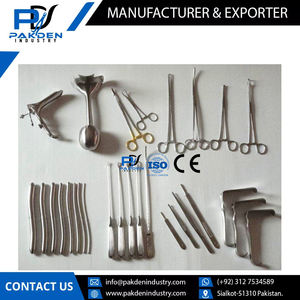 ชุดเครื่องมือผ่าตัดทางนรีเวชแบบใช้ซ้ำได้ ทำจากสแตนเลส คุณภาพสูง ยี่ห้อ PADK DEN INDUSTRY รุ่น 1 - Product Image 2