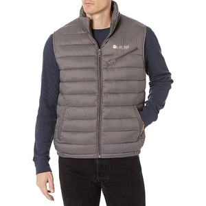 OEM personalizado chaqueta de invierno de los hombres de alta calidad suave Shell poliéster cálido algodón guata buena calidad Puffer chaleco ropa de calle - Product Image 3