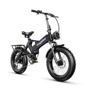 Vélo électrique haut de gamme K6T Plus, cadre en alliage de magnésium, freins hydrauliques, design pliable, accélérateur au pouce, conduite fluide, réglable - Product Image 3