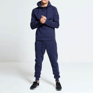 Venta al por mayor Tarifa Nueva llegada Hombres Ropa Chándal Color sólido Ropa casual Moda Dos piezas Hombres Chándal Conjunto - Product Image 2