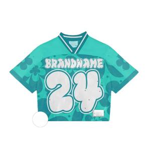 Best Price Custom Logo <b>Fan</b> Jersey Streetwear Oversized Mesh Top Breathable Hip Hop Unisex Football Apparel Wholesale - Product Image 3