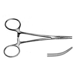 Base d'instruments chirurgicaux Pinces à artères Instruments chirurgicaux incurvés en acier inoxydable - Product Image 2