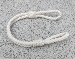 Attache de rideau en coton blanc, douce, tissée à la main, pour un style moderne - Product Image 3