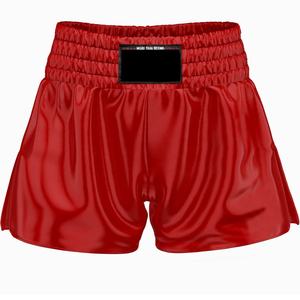 Pantalones cortos de Muay Thai de calidad superior logotipo personalizado sublimado puede ser transferencia pantalones cortos personalizados adultos Kickboxing pantalones cortos transpirables - Product Image 6