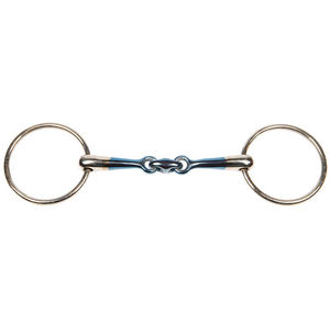 Anneau lâche pour cheval Mèche à double articulation Embouchure lisse polie Mèches d'équitation Instruments vétérinaires - Product Image 5