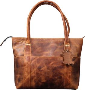 Bolso de mano de cuero de estilo bohemio de lujo para mujer, cadenas geométricas multifuncionales, cierre de cremallera de cuero genuino al mejor precio - Product Image 1