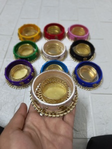 Coloré thé lumière bougeoir à la mode nuit fête décor mariage décoration Festival événement indien articles décoratifs pièce maîtresse - Product Image 6